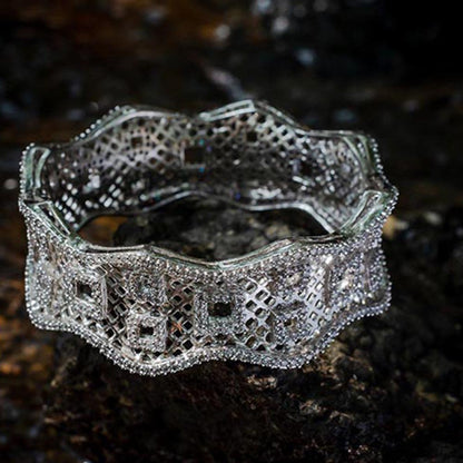 VIVINIA By Vidhi Mehra Silver Plated Womens Kada