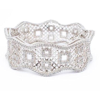 VIVINIA By Vidhi Mehra Silver Plated Womens Kada