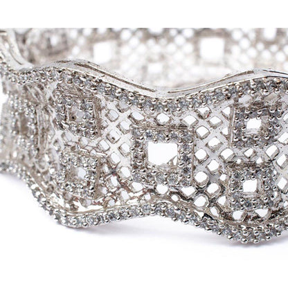 VIVINIA By Vidhi Mehra Silver Plated Womens Kada