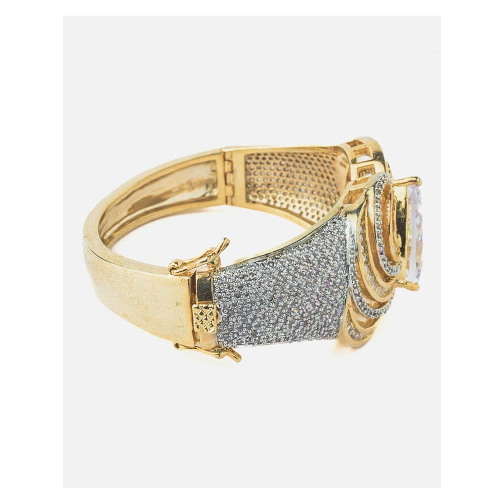 VIVINIA By Vidhi Mehra Gold Plated Zircon Womens Kada