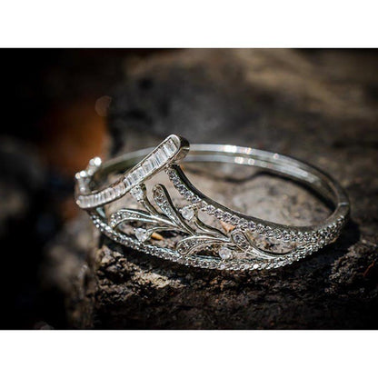 VIVINIA By Vidhi Mehra Silver Plated Womens Kada