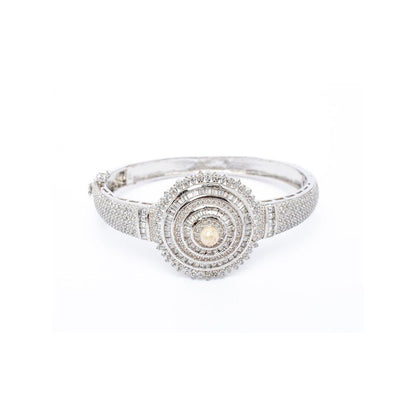 VIVINIA By Vidhi Mehra Silver Plated Womens Kada