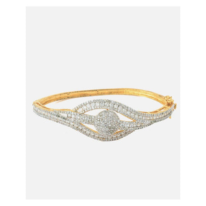 VIVINIA By Vidhi Mehra Gold Plated Zircon Womens Kada