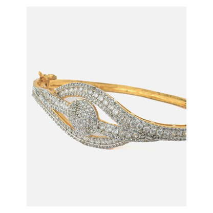 VIVINIA By Vidhi Mehra Gold Plated Zircon Womens Kada