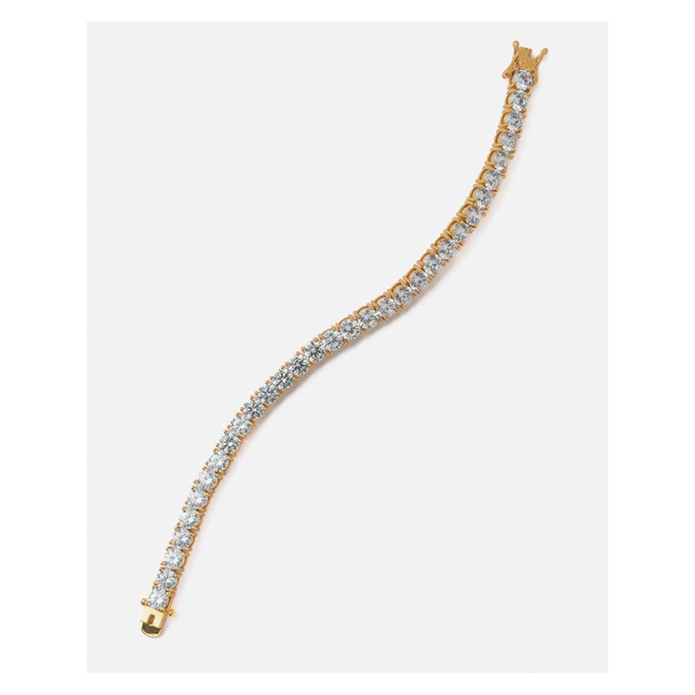 VIVINIA By Vidhi Mehra Gold Plated Womens Diamond Bracelet