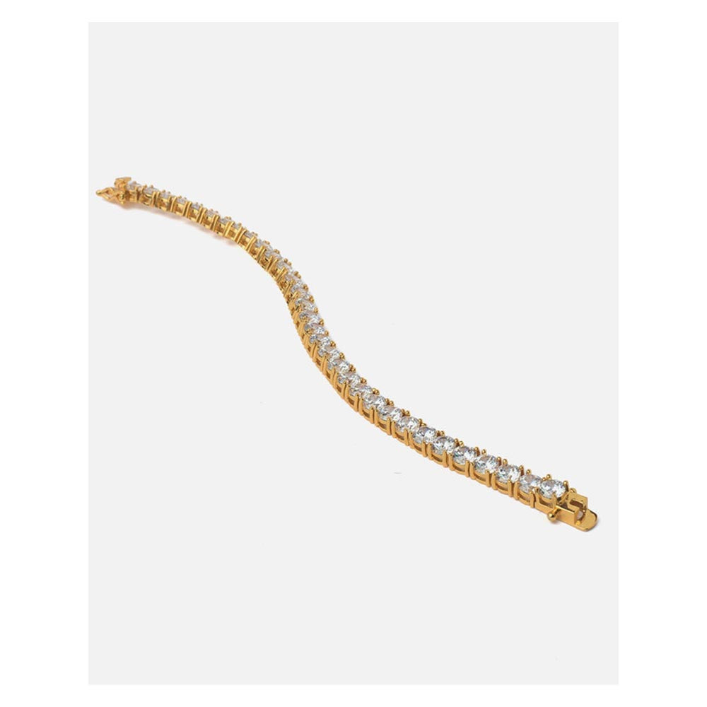VIVINIA By Vidhi Mehra Gold Plated Womens Diamond Bracelet