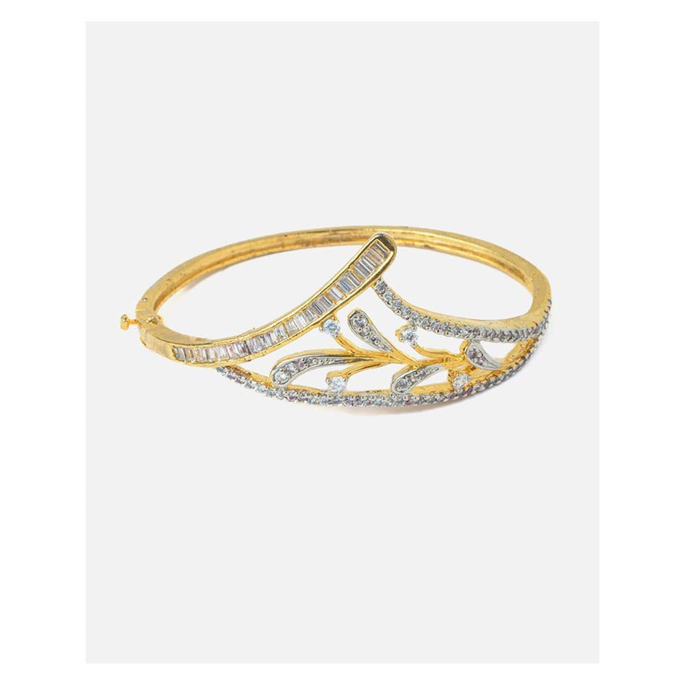 VIVINIA By Vidhi Mehra Gold Plated Womens Zircon Kada