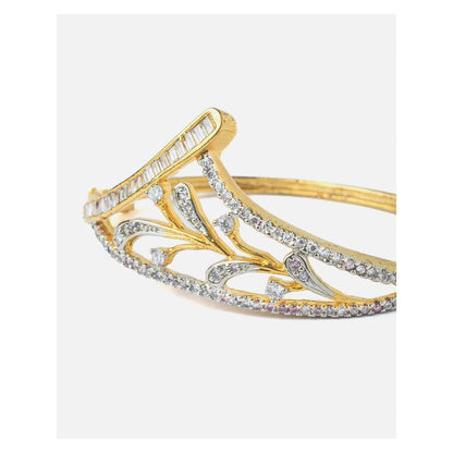 VIVINIA By Vidhi Mehra Gold Plated Womens Zircon Kada