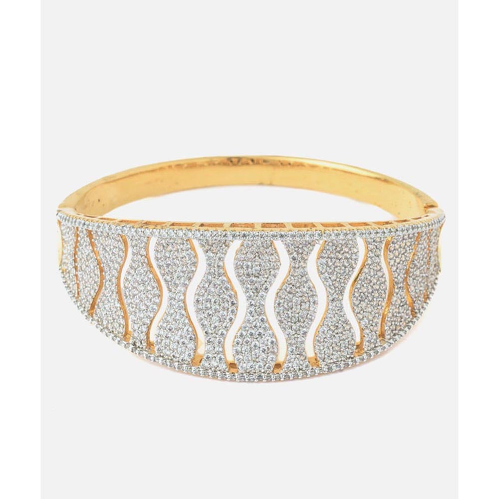VIVINIA By Vidhi Mehra Gold Plated Zircon Womens Kada