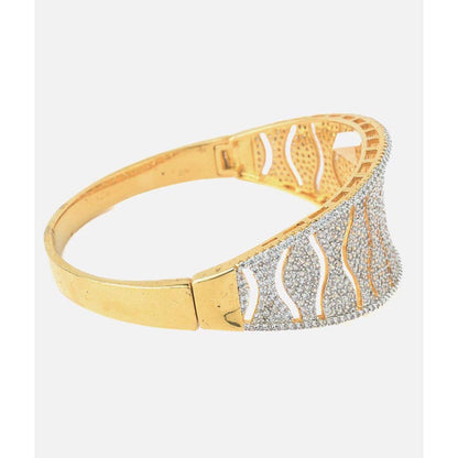 VIVINIA By Vidhi Mehra Gold Plated Zircon Womens Kada