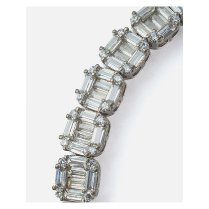 VIVINIA By Vidhi Mehra Silver Plated Womens Diamond Bracelet