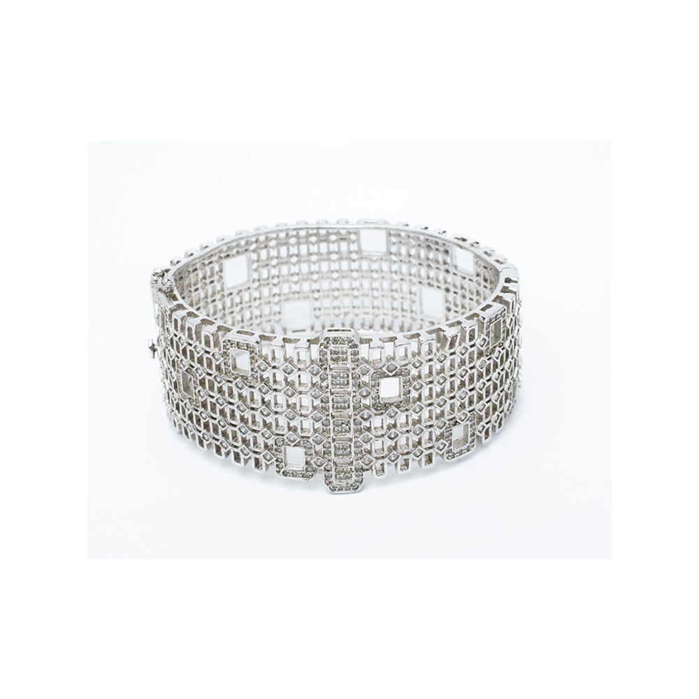 VIVINIA By Vidhi Mehra Silver Plated Womens Kada