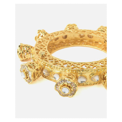 VIVINIA By Vidhi Mehra Gold Plated Polki Womens Kada