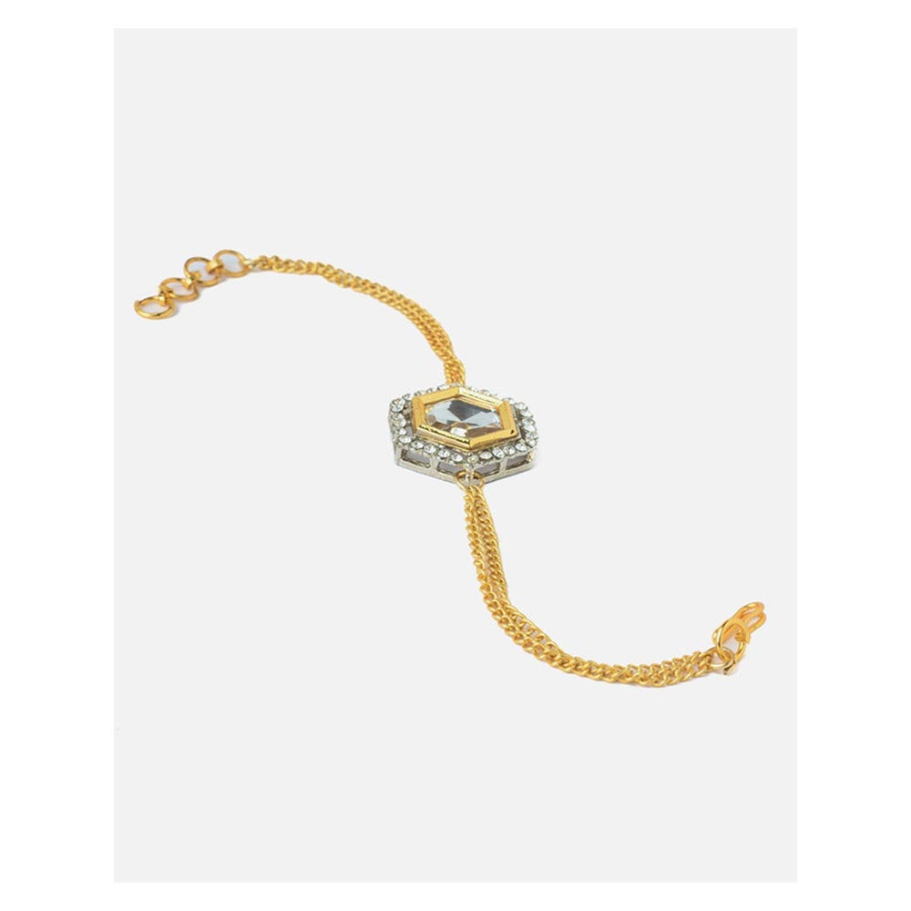VIVINIA By Vidhi Mehra Gold Plated Womens Zircon Bracelet