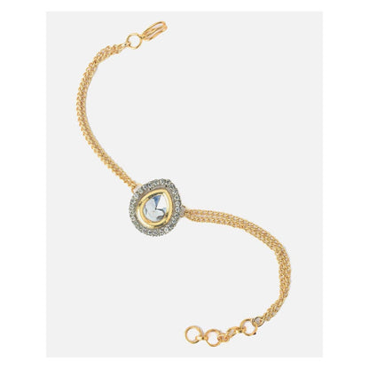 VIVINIA By Vidhi Mehra Gold Plated Kundan Polki Womens Bracelet