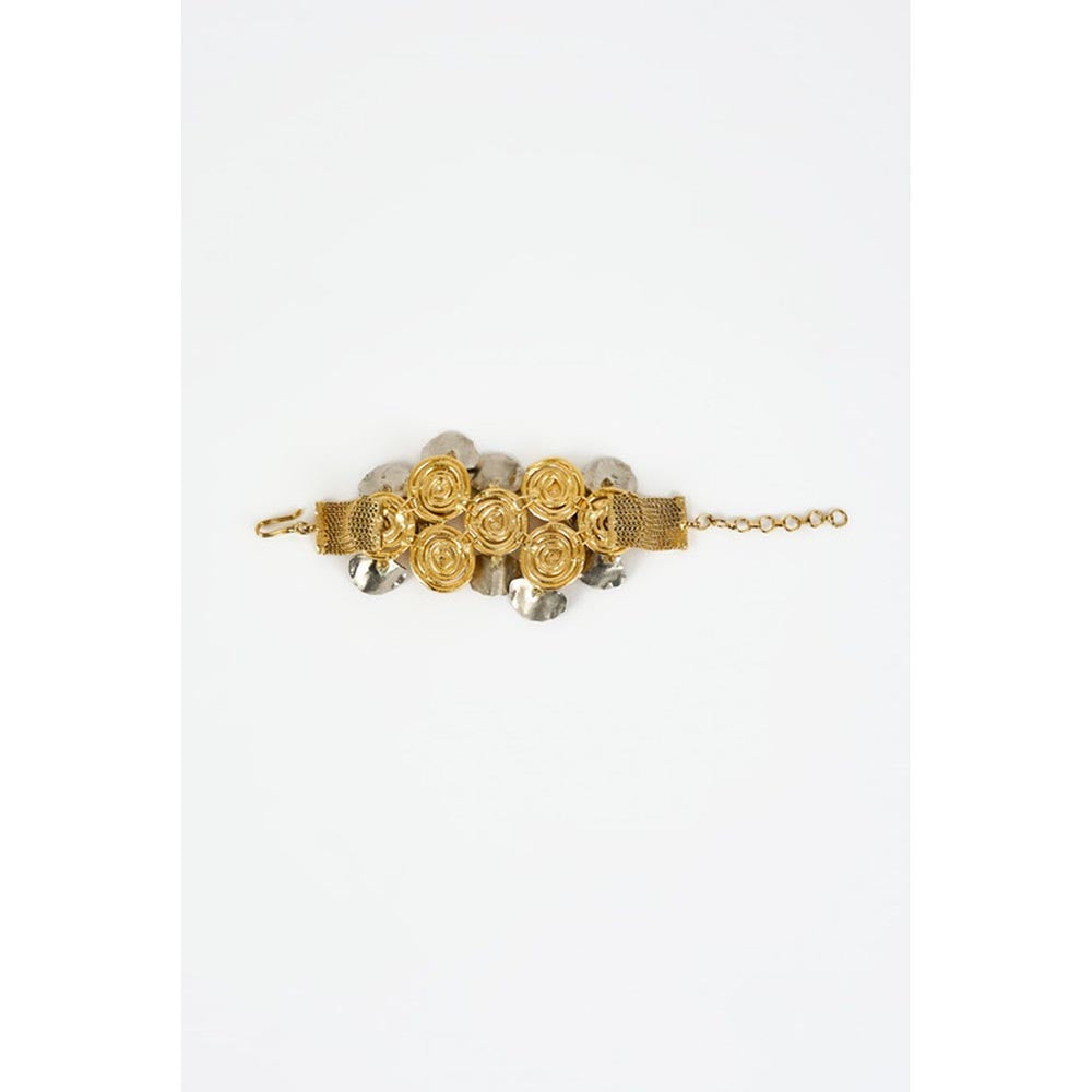 VIVINIA By Vidhi Mehra Florence Gold Plated Kundan Polki Womens Bracelet