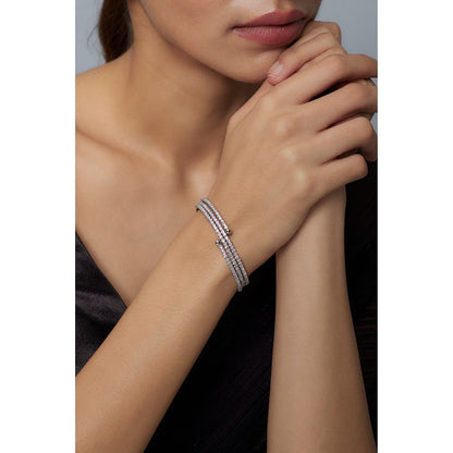 VIVINIA By Vidhi Mehra Zia Silver Plated Womens Zircon Kadas