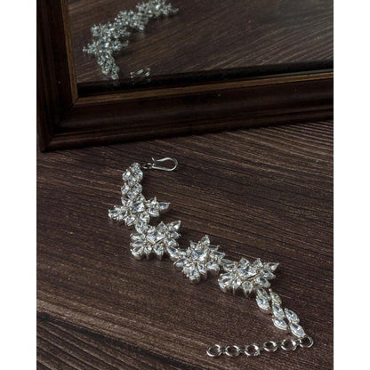VIVINIA By Vidhi Mehra Silver Plated Zircon Womens Bracelet