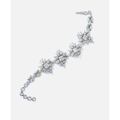 VIVINIA By Vidhi Mehra Silver Plated Zircon Womens Bracelet