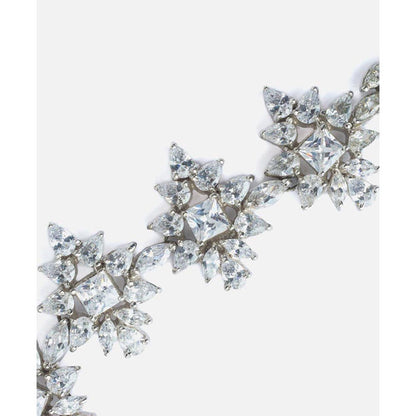 VIVINIA By Vidhi Mehra Silver Plated Zircon Womens Bracelet