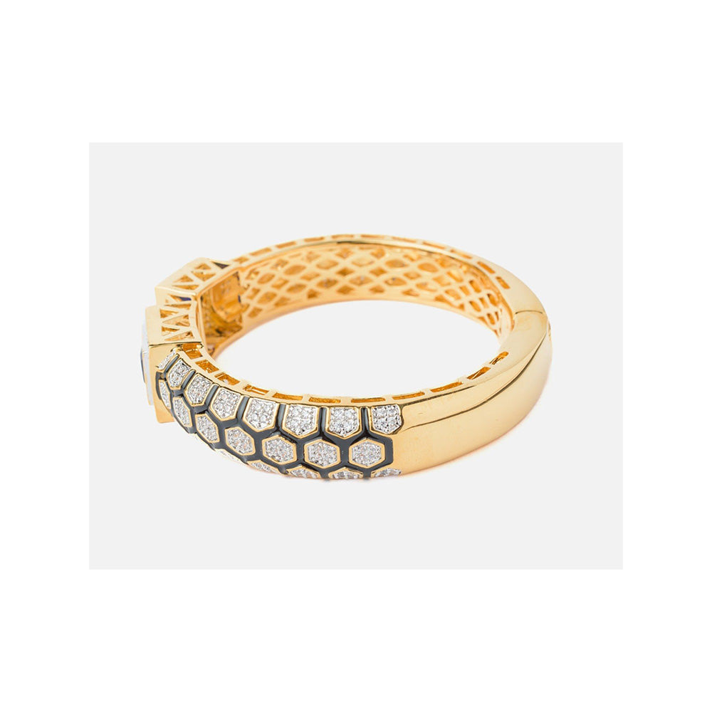 VIVINIA By Vidhi Mehra Florence Gold Plated Blue Womens Kada
