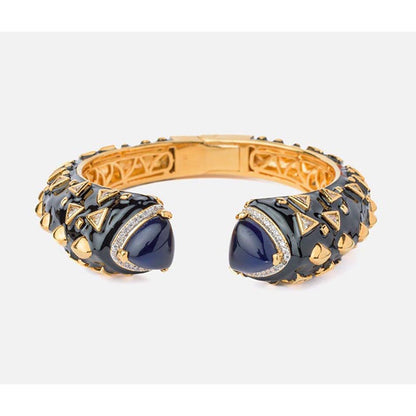 VIVINIA By Vidhi Mehra Florence Gold Plated Blue Womens Kada