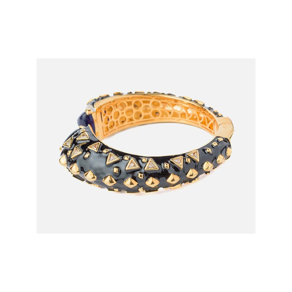 VIVINIA By Vidhi Mehra Florence Gold Plated Blue Womens Kada