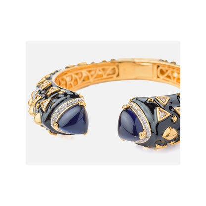 VIVINIA By Vidhi Mehra Florence Gold Plated Blue Womens Kada