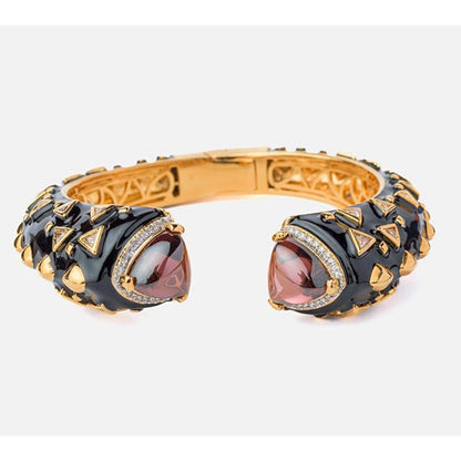 VIVINIA By Vidhi Mehra Florence Gold Plated Red Womens Kada