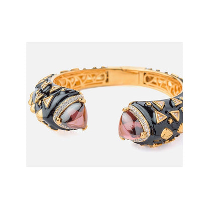 VIVINIA By Vidhi Mehra Florence Gold Plated Red Womens Kada
