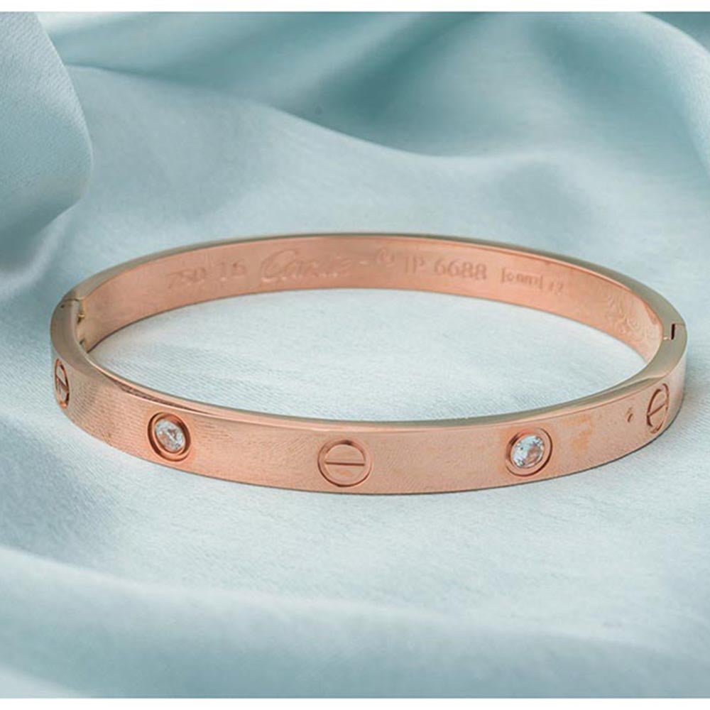VIVINIA By Vidhi Mehra Florence Rose Gold Womens Kada