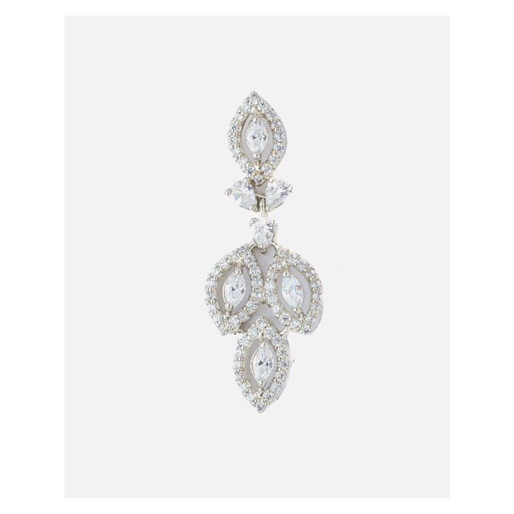 VIVINIA By Vidhi Mehra Silver Plated Womens Drop Earrings