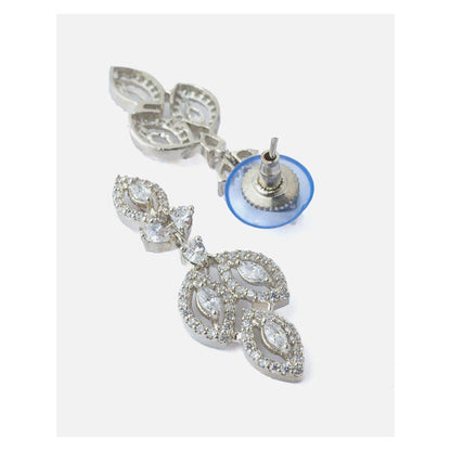VIVINIA By Vidhi Mehra Silver Plated Womens Drop Earrings