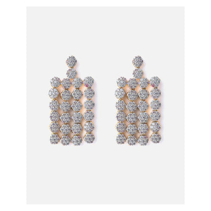 VIVINIA By Vidhi Mehra Gold Plated Womens Zircon Dangler Earrings