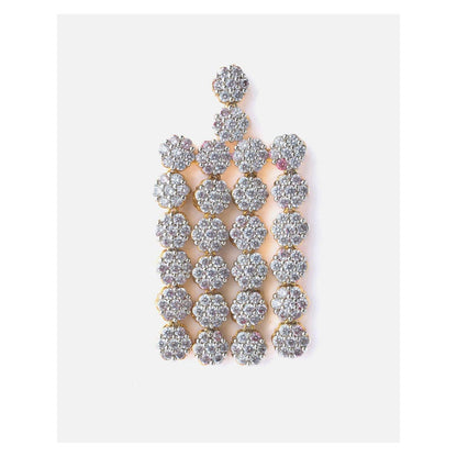 VIVINIA By Vidhi Mehra Gold Plated Womens Zircon Dangler Earrings