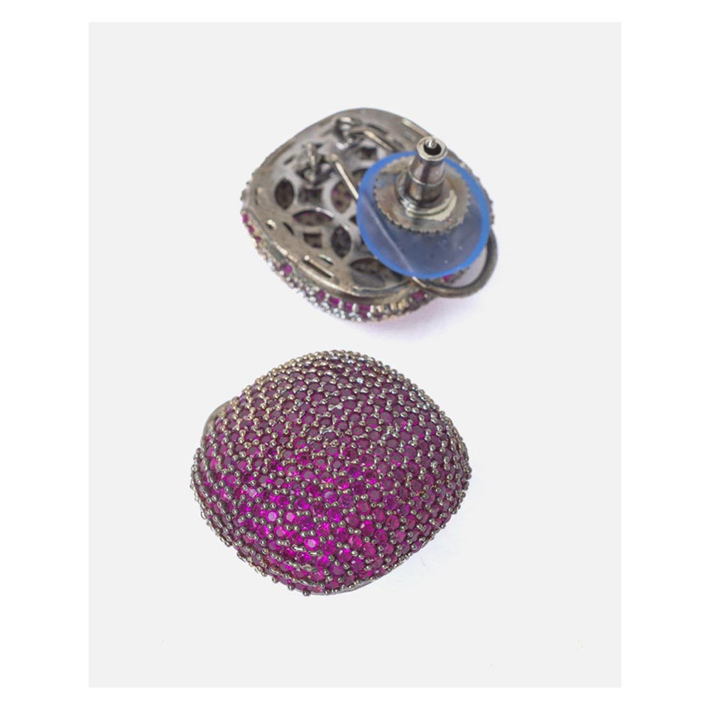 VIVINIA By Vidhi Mehra Pink Womens Stud Earrings