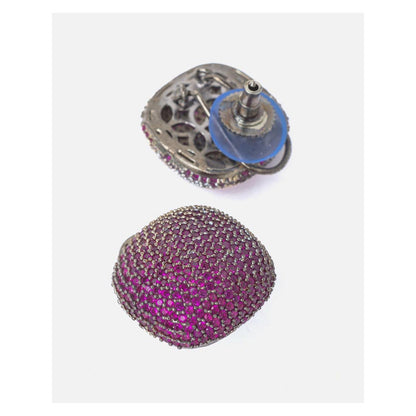 VIVINIA By Vidhi Mehra Pink Womens Stud Earrings