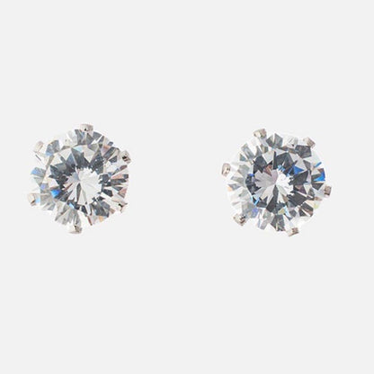 VIVINIA By Vidhi Mehra Zia Silver Plated Womens Zircon Earrings