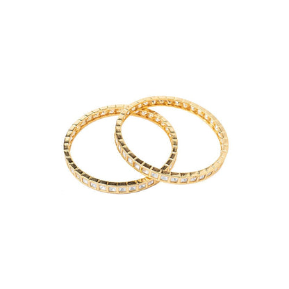 VIVINIA By Vidhi Mehra Gold Plated Womens Kundan Polki Bangles