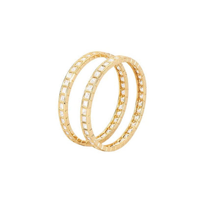 VIVINIA By Vidhi Mehra Gold Plated Womens Kundan Polki Bangles