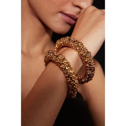 VIVINIA By Vidhi Mehra Isvaraah Gold Plated Womens Bangles