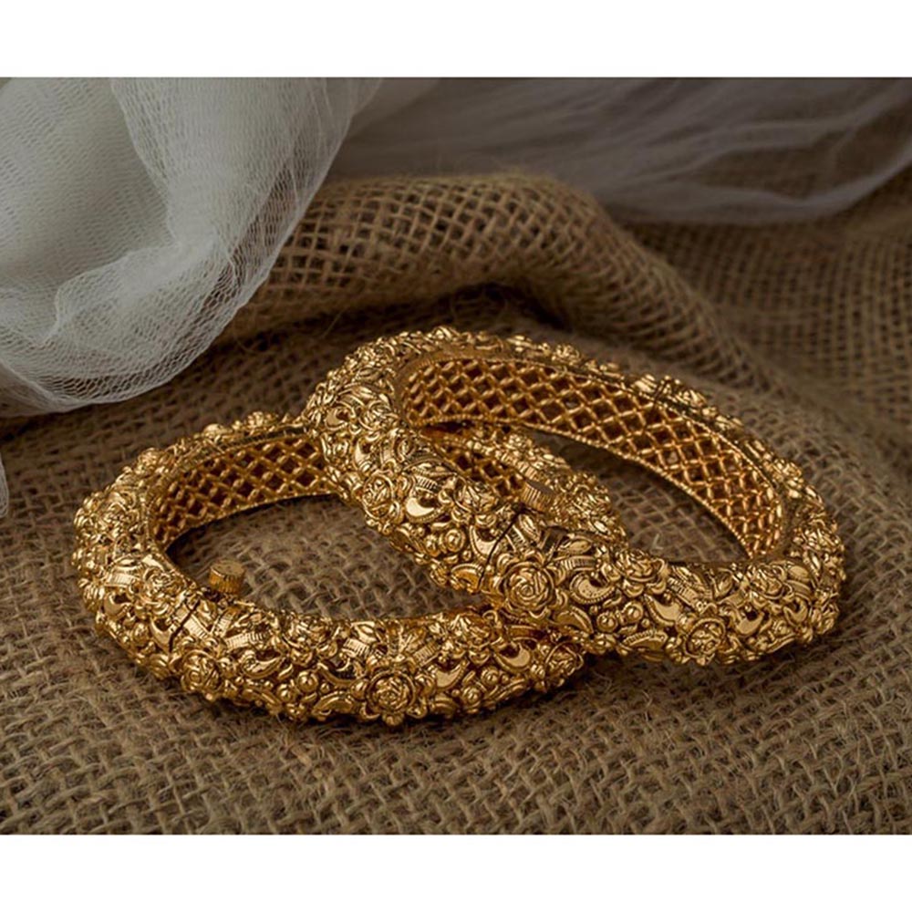 VIVINIA By Vidhi Mehra Isvaraah Gold Plated Womens Bangles
