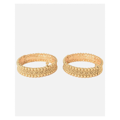 VIVINIA By Vidhi Mehra Gold Plated Temple Womens Bangles