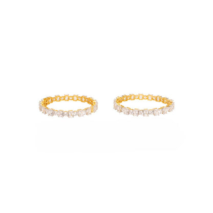 VIVINIA By Vidhi Mehra Gold Plated Synthetic Stone Womens Bangles