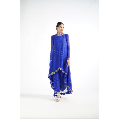 Vvani by Vani Vats Royal Blue Kurta & Pant (Set of 2)