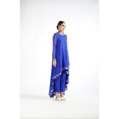 Vvani by Vani Vats Royal Blue Kurta & Pant (Set of 2)