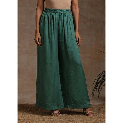 WAZIR C Anarkali Kurta And Flared Pant with Dupatta (Set of 3)