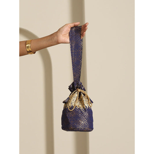 WAZIR C Gul Brocade Potli Bag