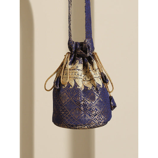 WAZIR C Gul Brocade Potli Bag