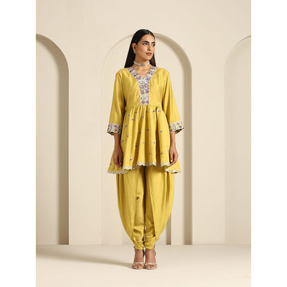 WAZIR C Gul Peplum Co Ord (Set of 2)